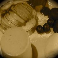 dessert platter at David Bann Restaurant in Edinburgh