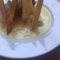 Veg Haggis  at David Bann Restaurant in Edinburgh