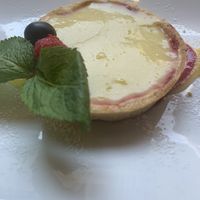 Lemon Tart  at David Bann Restaurant in Edinburgh