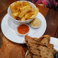 Fries at David Bann Restaurant in Edinburgh