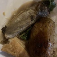 Haggis (I’d already started eating)  at David Bann Restaurant in Edinburgh