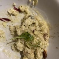 1/3 of an excellent risotto  at David Bann Restaurant in Edinburgh