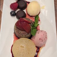 Vegan dessert assiette for two at David Bann Restaurant in Edinburgh