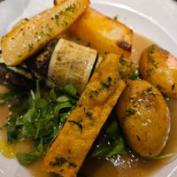 Vegan haggis at David Bann Restaurant in Edinburgh