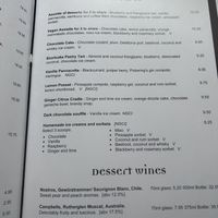 Menu  at David Bann Restaurant in Edinburgh