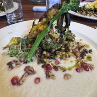 Charred Brassica  at David Bann Restaurant in Edinburgh