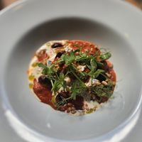 Black pappardelle at David Bann Restaurant in Edinburgh