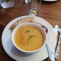 Beautiful starter at David Bann Restaurant in Edinburgh