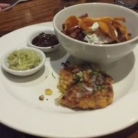 Wonderful Mexican starter with guacamole and mole! Nom, nom. at David Bann Restaurant in Edinburgh