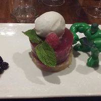 Vegan dessert - just right amount - not too heavy, light and summery at David Bann Restaurant in Edinburgh