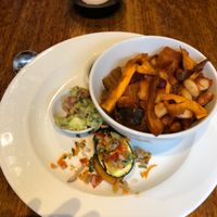 Incredibly delicious vegan food at David Bann Restaurant in Edinburgh