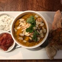 vegan curry at David Bann Restaurant in Edinburgh