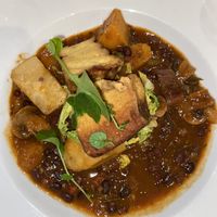 smoked tofu stew at David Bann Restaurant in Edinburgh