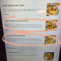 vegan options   at POKAWA in Nice
