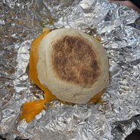 Breakfast bun  at East Village Cafe in Monterey