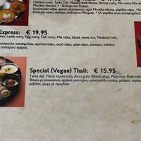 What you’ll get   at Indian Thali Express in Paphos