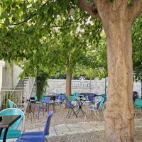 Outdoor seating at Astoria in Lecce