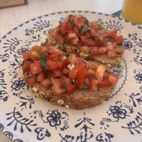 Bruschetta  at Bibabo in Mallorca