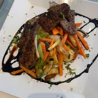 Seitan con verdure di stagione at Alma 22 in Mallorca