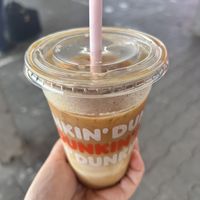 iced latte with soy  at Dunkin' - Hbf in Munich