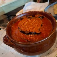Baked eggplant at Agrimia Restaurant in Crete