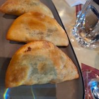Spinach pies at Agrimia Restaurant in Crete