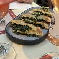 Fennel pie  at Agrimia Restaurant in Crete