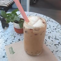 Taro drink at Bodhi in Leuven