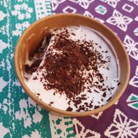 Vegan tiramisu at Bodhi in Leuven