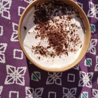 Vegan tiramisu at Bodhi in Leuven