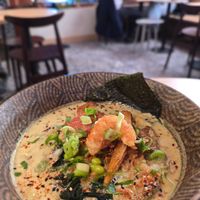 Bodhis creamy miso ramen at Bodhi in Leuven