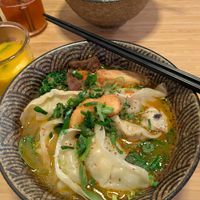 Heartwarming noodle soup with extra gyosa at Bodhi in Leuven