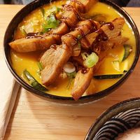 Vegetable curry with rice at Bodhi in Leuven