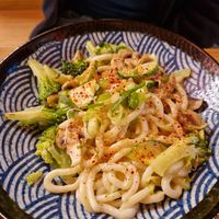 Creamy udon at Bodhi in Leuven