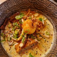 Creamy miso ramen at Bodhi in Leuven