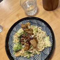 Creamy udon  at Bodhi in Leuven
