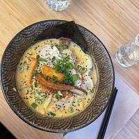 Ramen with gyoza  at Bodhi in Leuven