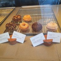 The 4 options available at Dough Darlings in Seminyak