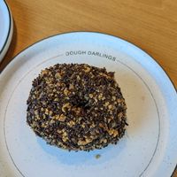 Donut de choco y crema de cacahuete at Dough Darlings in Seminyak