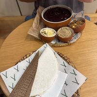 Tapioca and açai   at Tapí Tapioca Ipanema in Rio De Janeiro