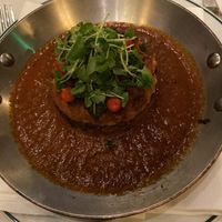 Lentil and Aubergine bake with Indic flavours   at The Ivy Oxford Brasserie in Oxford