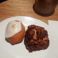 Lemon dessert, pecan dessert, drip coffee at Dripper Baker in Daegu