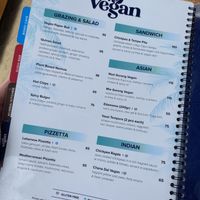 Vegan menu May 2022  at Finns Beach Club in Canggu