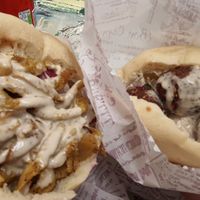 Someone here likes tahini. 😇 at Falafel Sumsum in Tel Aviv