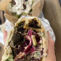   at Falafel Sumsum in Tel Aviv