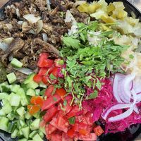   at Falafel Sumsum in Tel Aviv