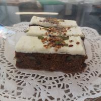 Carrot Cake Slices at Little Things Cafe in South East London