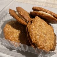 Vegan tahini cookies  at Bread Factory in Athens