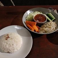 Gado Gado with rice at ShamanaMama in Gianyar