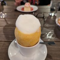 Lemon sorbet at Da Bianca Trattoria in Orange